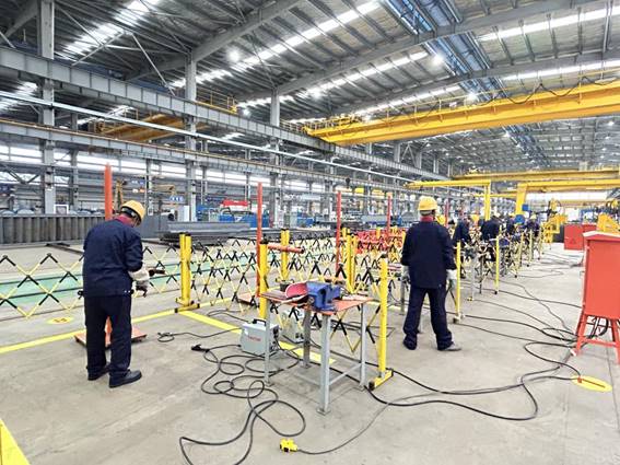 公司舉辦電焊工、電工技術(shù)比武